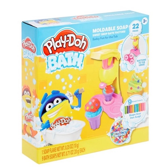 Play-Doh Other - Play-Doh Bath Moldable Soap set Sweet Shop Factory